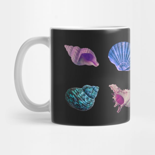 Cool Seashell 4 Pack by softbluehum